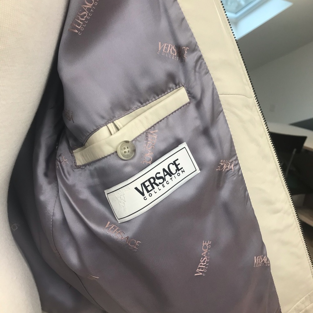 Vintage Versace Leather Jacket